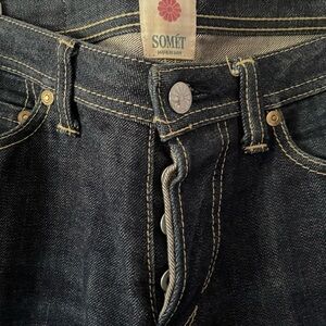 Size 28 Men’s Somet Japanese Indigo Contrast Denim Jeans